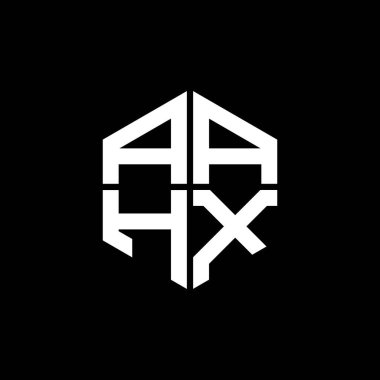 AAHX letter logo creative design with vector graphic, AAHX simple and modern logo.