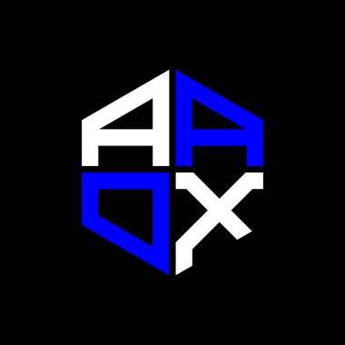 AAOX letter logo creative design with vector graphic, AAOX simple and modern logo.