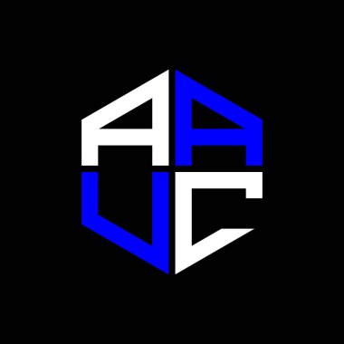 AAUC letter logo creative design with vector graphic, AAUC simple and modern logo.