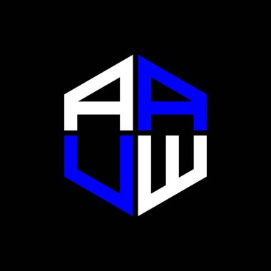 AAUW letter logo creative design with vector graphic, AAUW simple and modern logo.
