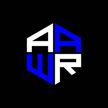 AAWR letter logo creative design with vector graphic, AAWR simple and modern logo.