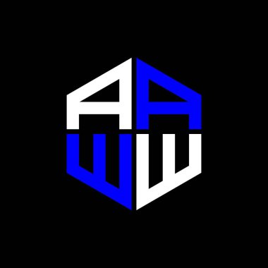AAWW letter logo creative design with vector graphic, AAWW simple and modern logo.