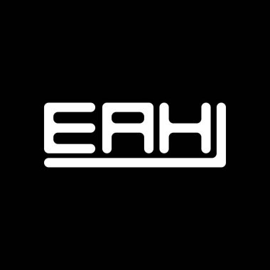 EAH letter logo creative design with vector graphic, EAH simple and modern logo.