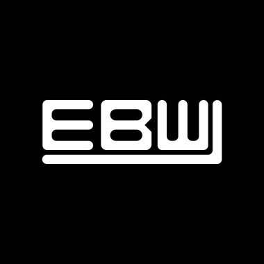 EBW letter logo creative design with vector graphic, EBW simple and modern logo.