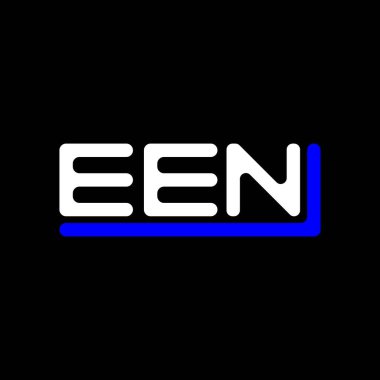 EEN letter logo creative design with vector graphic, EEN simple and modern logo.