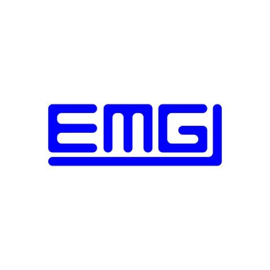 EMG letter logo creative design with vector graphic, EMG simple and modern logo.