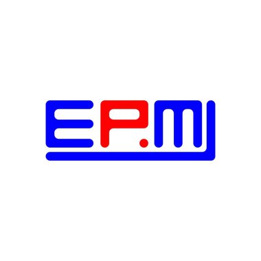 EPM letter logo creative design with vector graphic, EPM simple and modern logo.