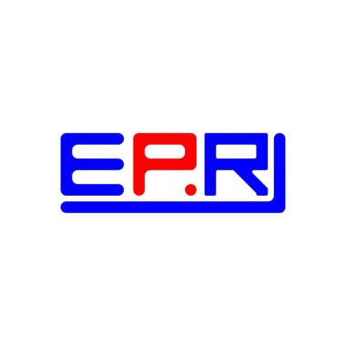 EPR letter logo creative design with vector graphic, EPR simple and modern logo.