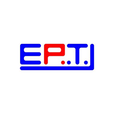EPT letter logo creative design with vector graphic, EPT simple and modern logo.