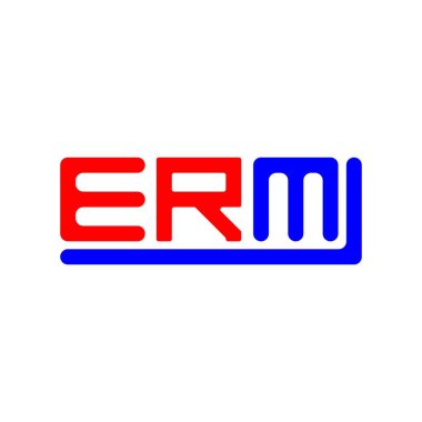 ERM letter logo creative design with vector graphic, ERM simple and modern logo.