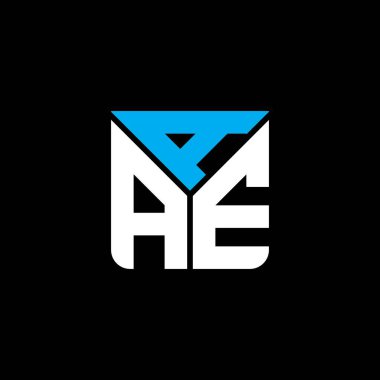 AAE letter logo creative design with vector graphic, AAE simple and modern logo.