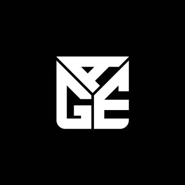 AGE letter logo creative design with vector graphic, AGE simple and modern logo.