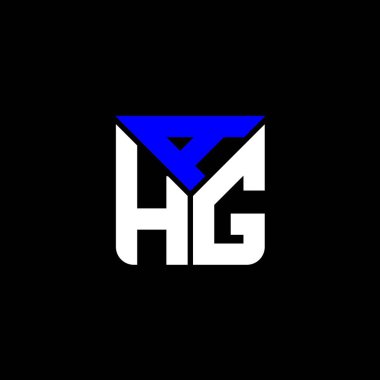 AHG letter logo creative design with vector graphic, AHG simple and modern logo.