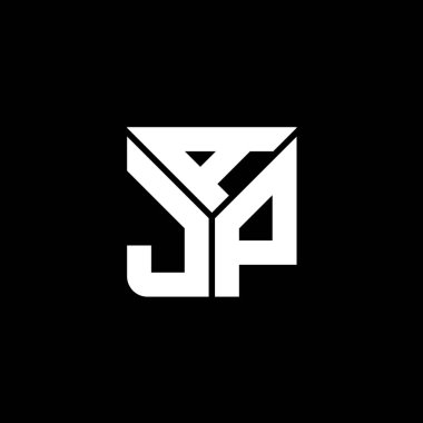 AJP letter logo creative design with vector graphic, AJP simple and modern logo.