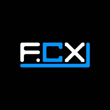 FCX letter logo creative design with vector graphic, FCX simple and modern logo.