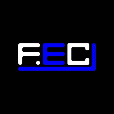 FEC letter logo creative design with vector graphic, FEC simple and modern logo.