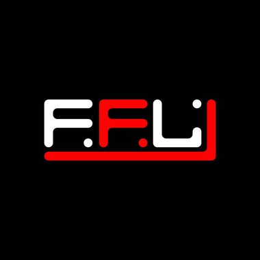 FFL letter logo creative design with vector graphic, FFL simple and modern logo.