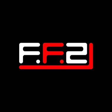 FFZ letter logo creative design with vector graphic, FFZ simple and modern logo.