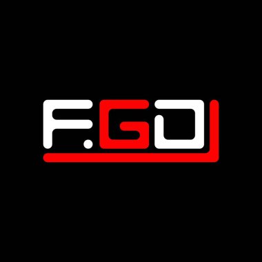 FGD letter logo creative design with vector graphic, FGD simple and modern logo.