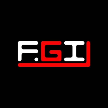 FGI letter logo creative design with vector graphic, FGI simple and modern logo.