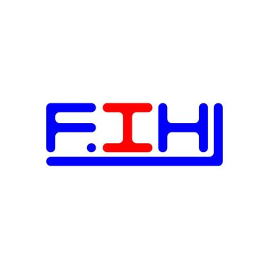 FIH letter logo creative design with vector graphic, FIH simple and modern logo.