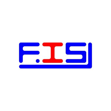 FIS letter logo creative design with vector graphic, FIS simple and modern logo.