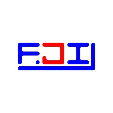 FJI letter logo creative design with vector graphic, FJI simple and modern logo.