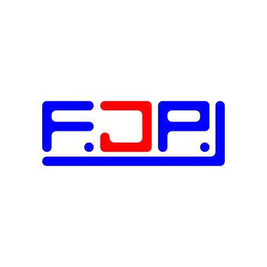 FJP letter logo creative design with vector graphic, FJP simple and modern logo.