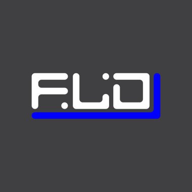 FLD letter logo creative design with vector graphic, FLD simple and modern logo.