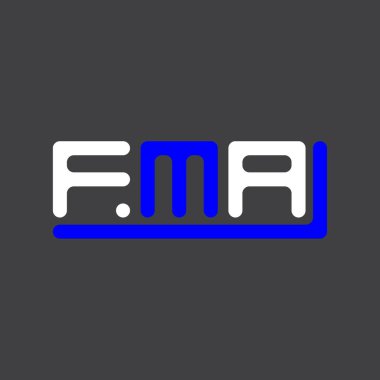 FMA letter logo creative design with vector graphic, FMA simple and modern logo.