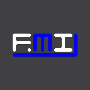 FMI letter logo creative design with vector graphic, FMI simple and modern logo.