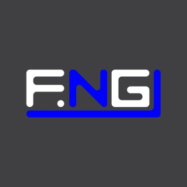 FNG letter logo creative design with vector graphic, FNG simple and modern logo.