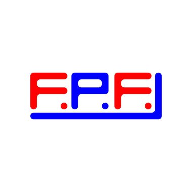 FPF letter logo creative design with vector graphic, FPF simple and modern logo.