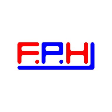 FPH letter logo creative design with vector graphic, FPH simple and modern logo.