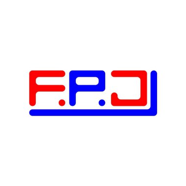 FPJ letter logo creative design with vector graphic, FPJ simple and modern logo.