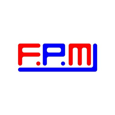 FPM letter logo creative design with vector graphic, FPM simple and modern logo.