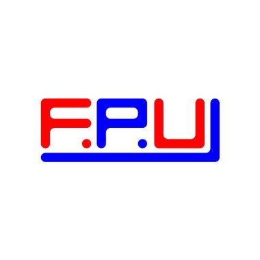 FPU letter logo creative design with vector graphic, FPU simple and modern logo.