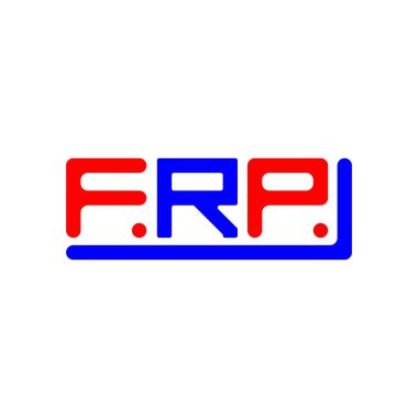 FRP letter logo creative design with vector graphic, FRP simple and modern logo.