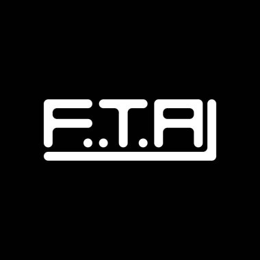 FTA letter logo creative design with vector graphic, FTA simple and modern logo.