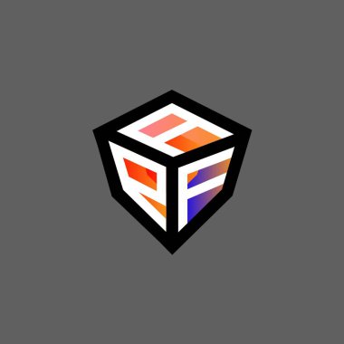 APF letter logo creative design with vector graphic, APF simple and modern logo.