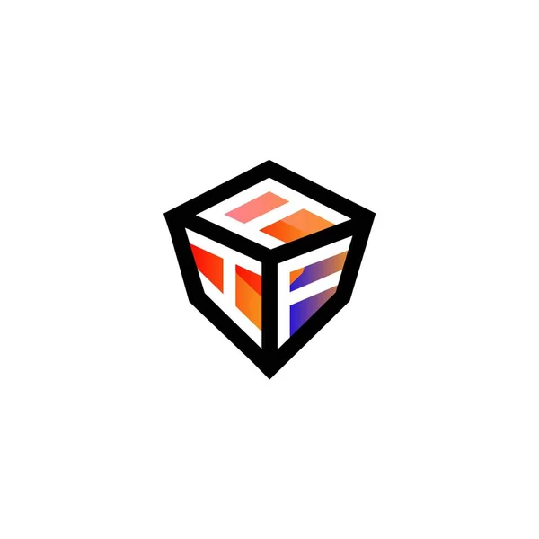 Логотип Аиф Креативный Дизайн Векторной Графикой Простой Современный Логотип Аиф — стоковый вектор