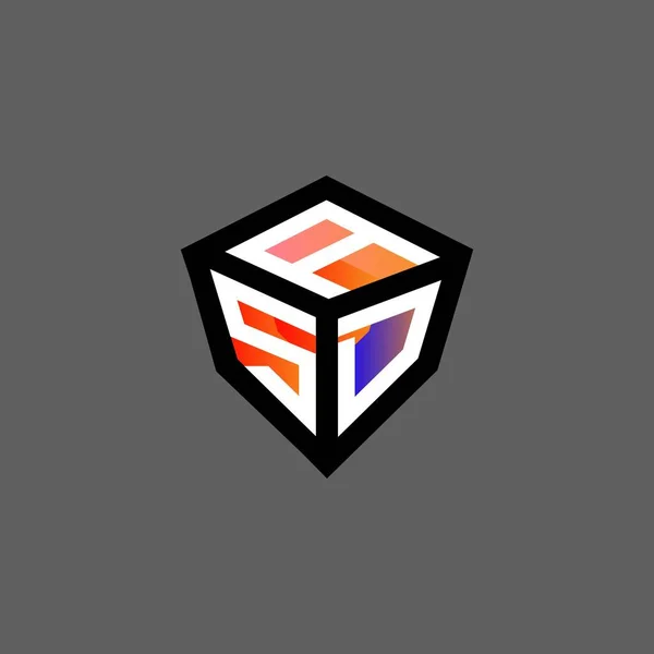 Asd Буква Логотип Творческий Дизайн Векторной Графикой Asd Простой Современный — стоковый вектор