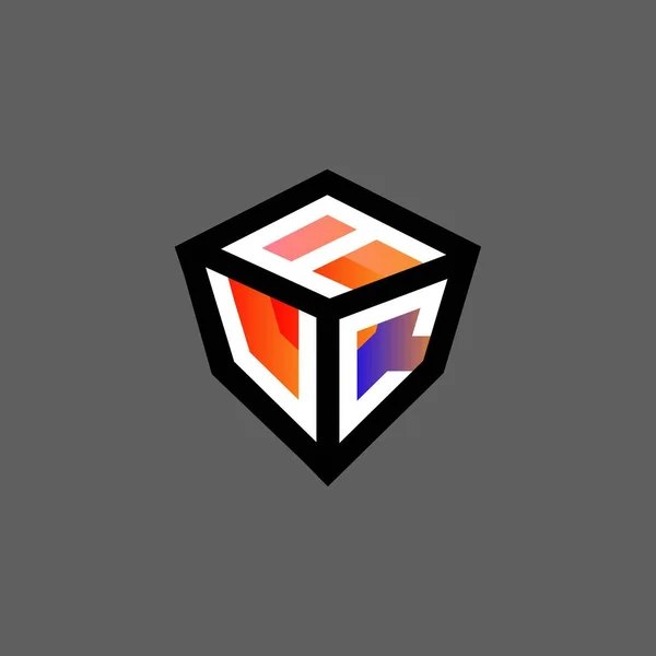 Креативный Дизайн Логотипа Auc Векторной Графикой Простой Современный Логотип Auc — стоковый вектор