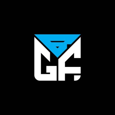 BGF letter logo creative design with vector graphic, BGF simple and modern logo.