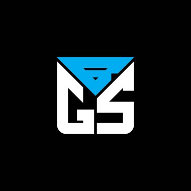 BGS letter logo creative design with vector graphic, BGS simple and modern logo.