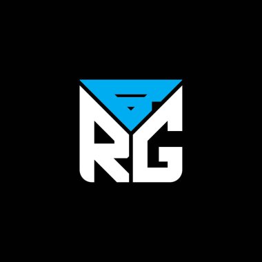 BRG letter logo creative design with vector graphic, BRG simple and modern logo.