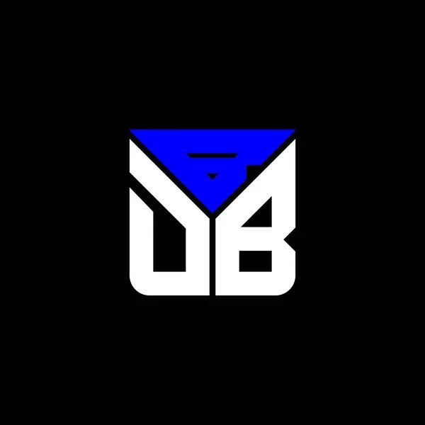 Bdb Logo Creatief Ontwerp Met Vector Grafisch Bdb Eenvoudig Modern — Stockvector
