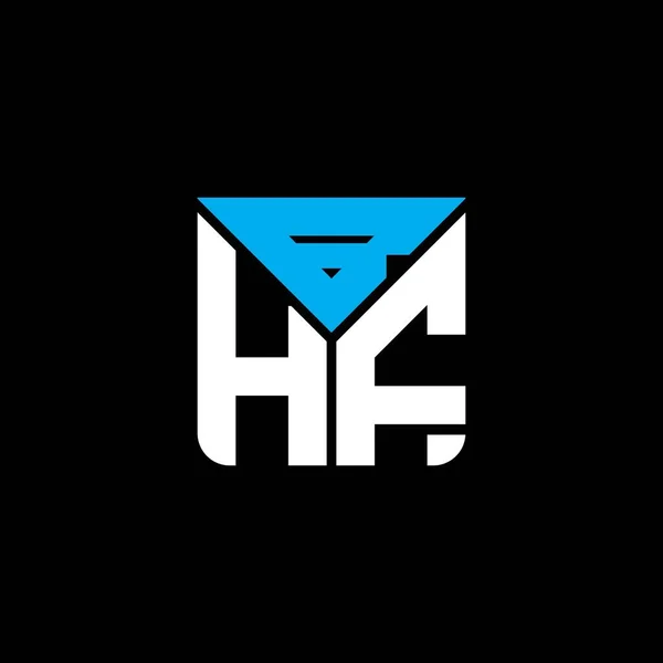 Bhf Harf Logosu Tasarımı Vektör Grafik Bhf Basit Modern Logo — Stok Vektör
