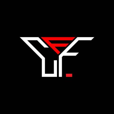 CFF letter logo creative design with vector graphic, CFF simple and modern logo.