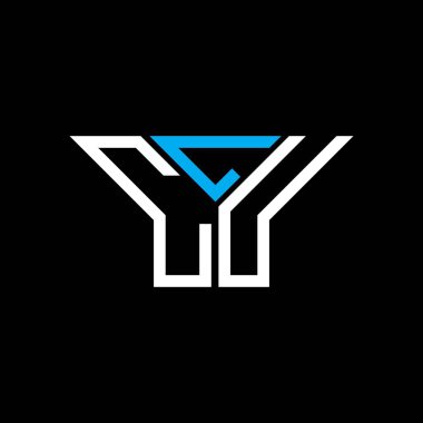 CLU harf logosu tasarımı vektör grafik, CLU basit ve modern logo.